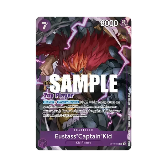 【PSA10】 Eustass"Captain"Kid SR [ST10-013] English Version (Promo Card "Championship 2023 Top Players Pack