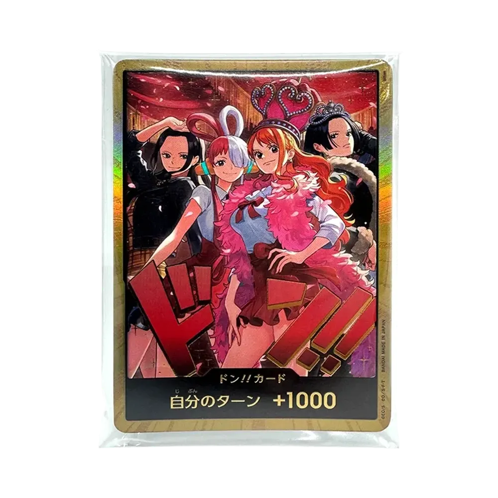【Raw】 DON!!-Karte: Robin & Uta & Nami & Hancock Super Parallel: 10 versiegelte Karten-Set (Extra-Booster „ONE PIECE HEROINES EDITION“-Spezialset
