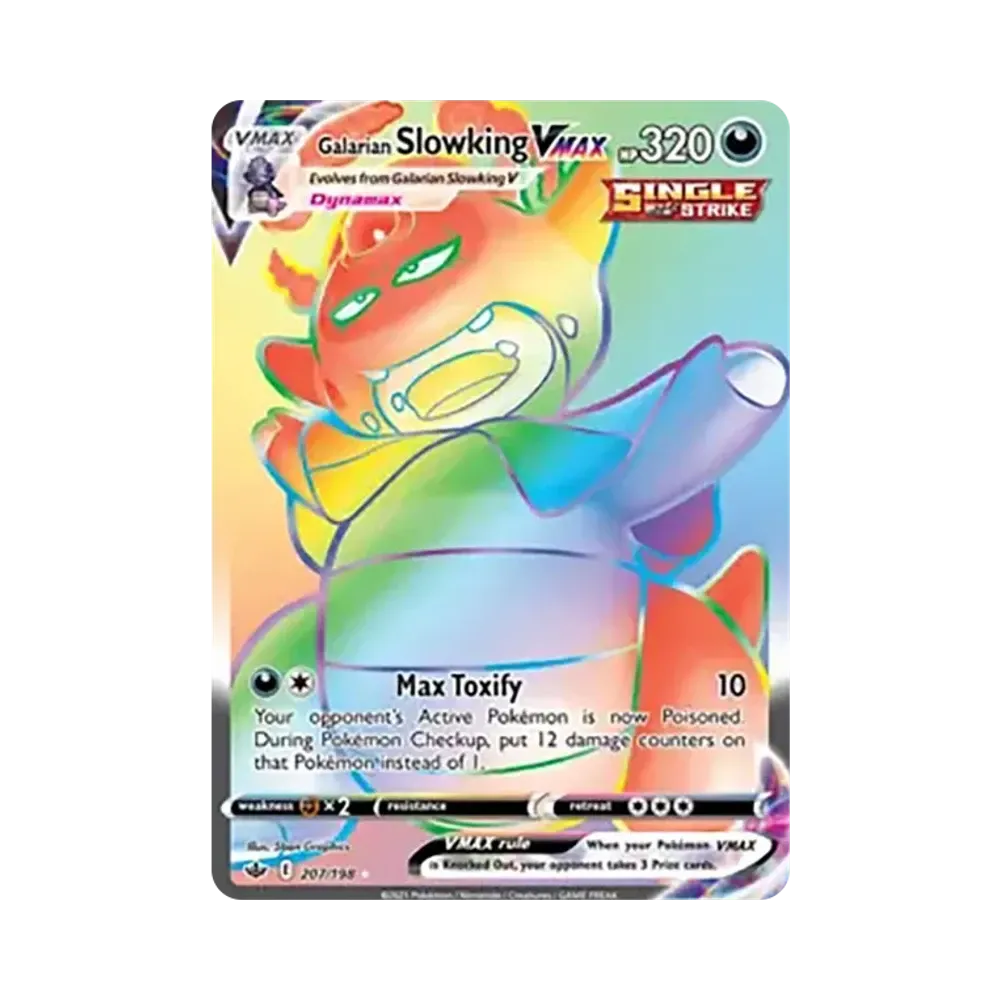 【Raw】 Slowking di Galar VMAX RR [207/198] [Versione inglese] (Spada e Scudo "Regno Gelido"