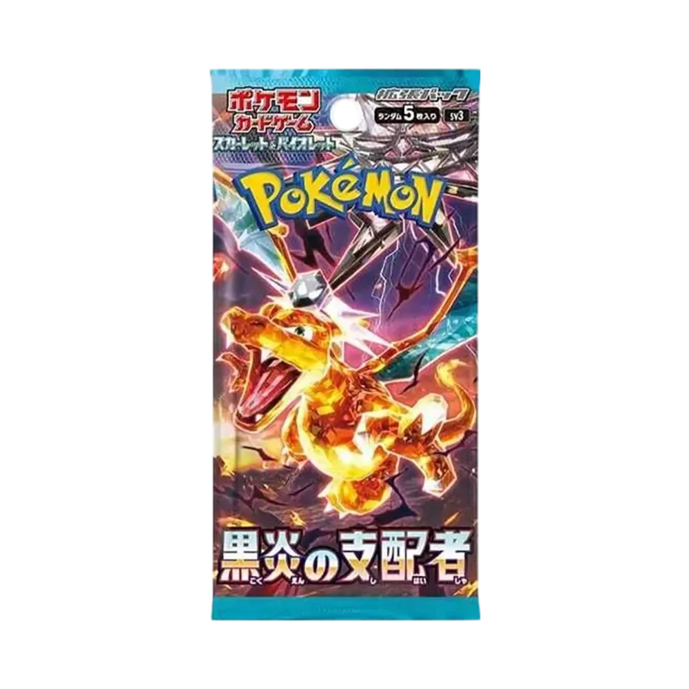 【SV3】 Pokémon TCG: Espansione Rosso e Violetto – Confezione Sovrano della Fiamma Nera