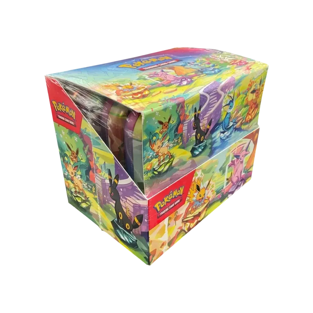 【For pricing, please contact us via Instagram DM】 SVP Pokémon TCG (English Version) Scarlet & Violet"Prismatic Evolutions Mini Tin Display Box"