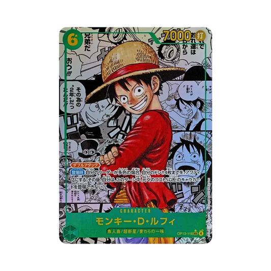 【Raw】 Monkey.D.Luffy SEC0SP (Manga Rare) [OP13-118](Booster Pack OP013 "CARRYING ON HIS WILL