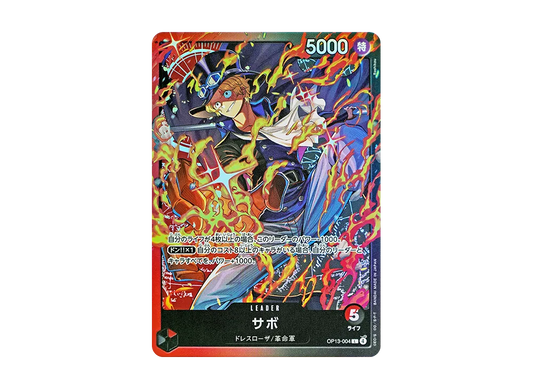 【Raw】 Sabo L [OP13-004](Starter Deck"RedBlack Sabo