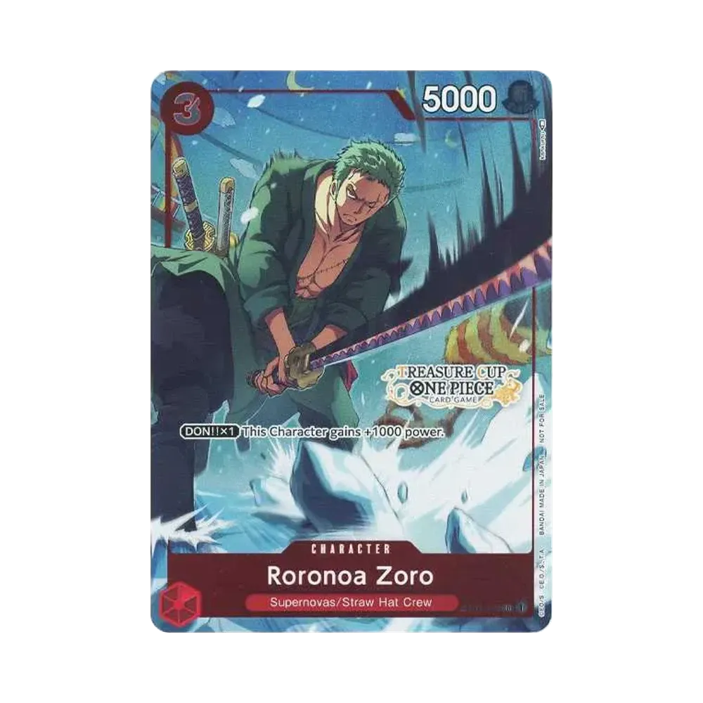 【Roh】 Roronoa Zoro SR [ST01-013][Englische Version](TreasureCup tpp8)