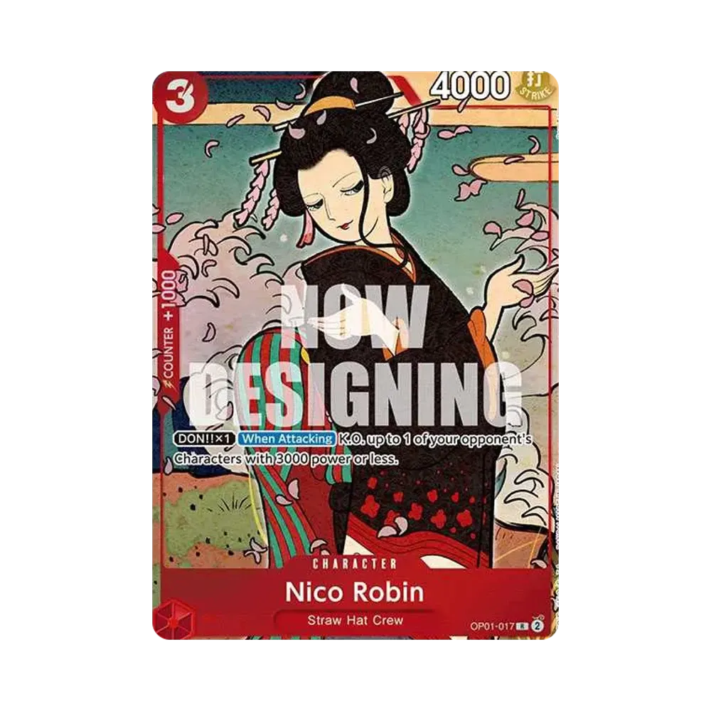 【Raw】 Nico Robin R [OP01-017][English Version](1st Anniversary Set)