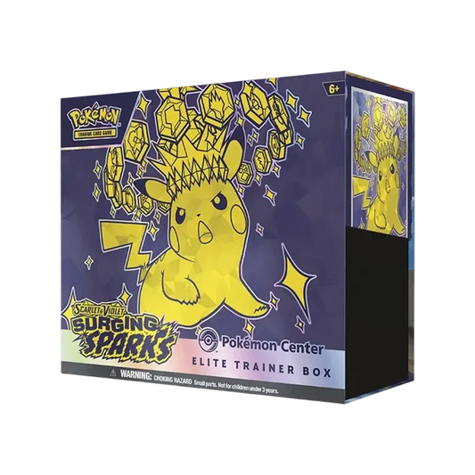 【SSP EN0PCETB】 Pokémon TCG (English Version) Scarlet & Violet Surging Sparks Pokémon Center Elite Trainer Box