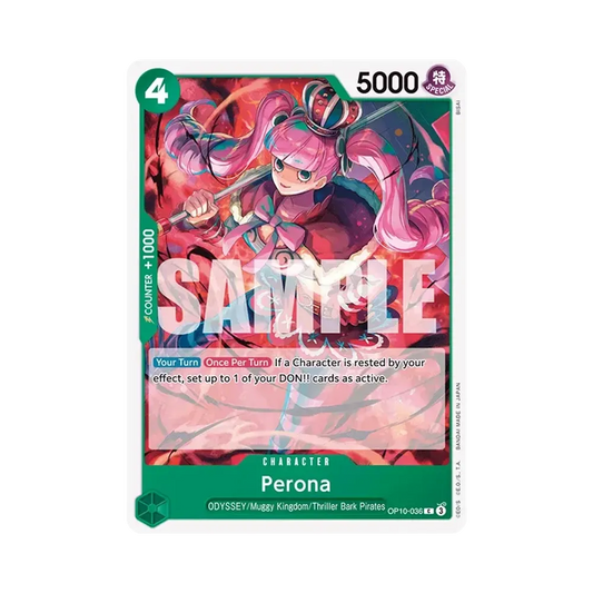 【Raw】 Perona C [OP10-036][Versione inglese](Booster Pack OP010 "ROYAL BLOOD