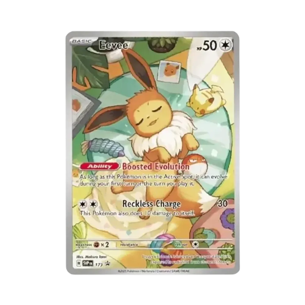 【Raw】 Eevee P [SVP EN 173][Versione inglese](Scarlet & Violet"Prismatic Evolutions Elite Trainer Box
