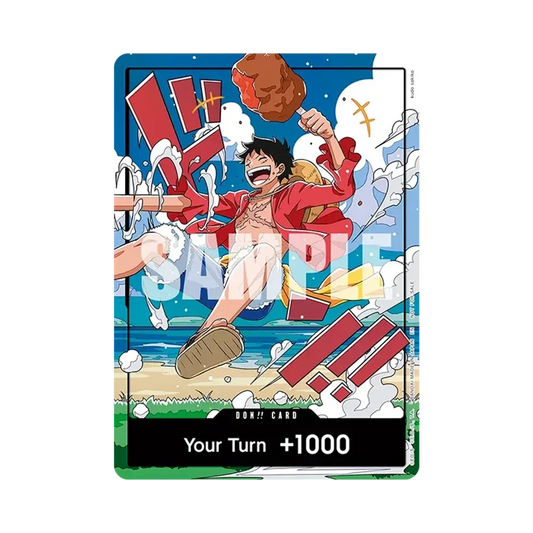 【Raw】 DON!! Card (Luffy) :Participation Prize[English Version](Promo Card"4th Anniversary Commemorative Event(OP017Releaseibento)