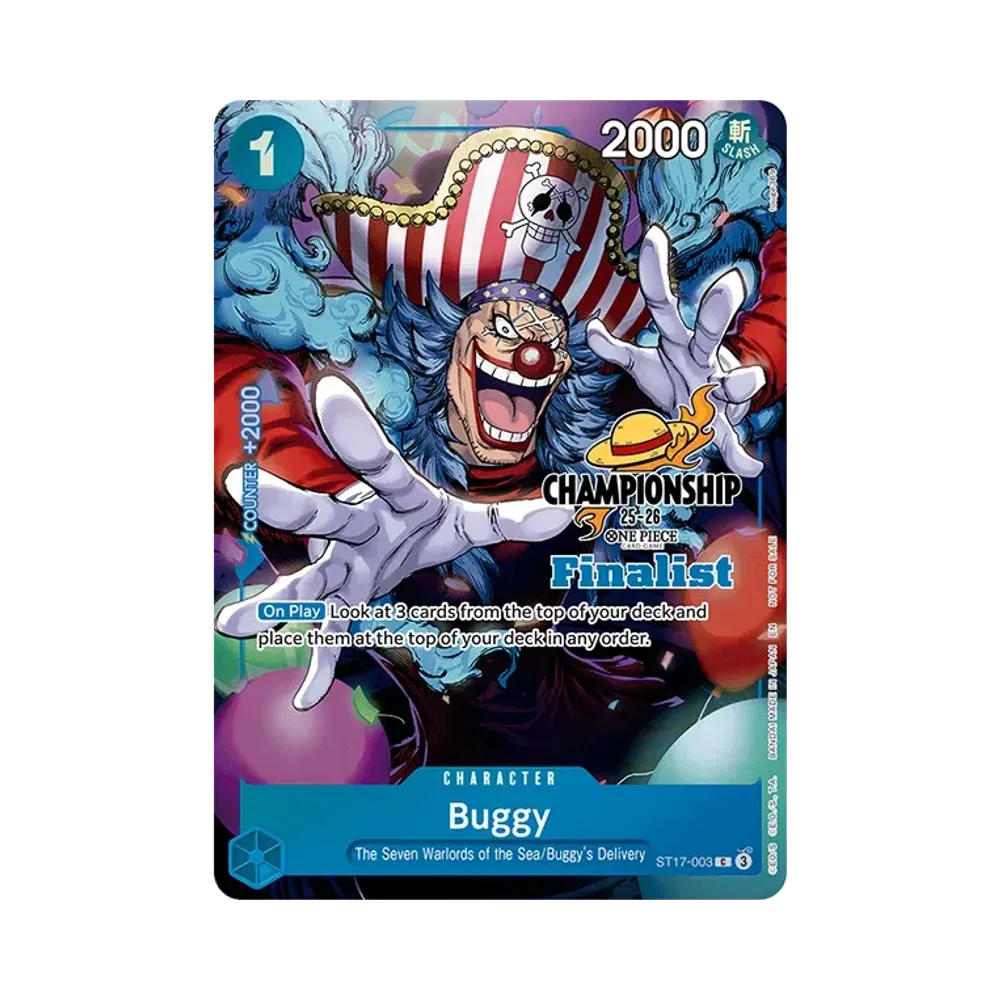 【PSA10】 Buggy C [ST17-003][Englische Version](Promokarte "Championship 25026 Finalist-Kartenset1