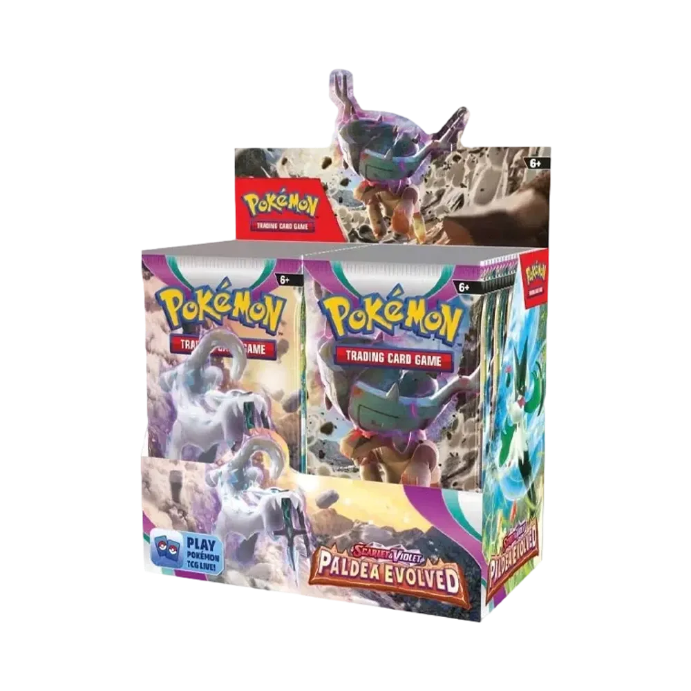 【For pricing, please contact us via Instagram DM】 PAL Pokémon TCG (English Version) Scarlet & Violet Paldea Evolved Booster Display Box
