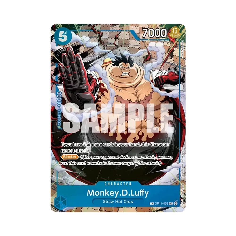 【PSA10】 Monkey.D.Luffy UC0TR [OP11-058] English Version (Booster Pack OP011 "A FIST OF DIVINE SPEED"