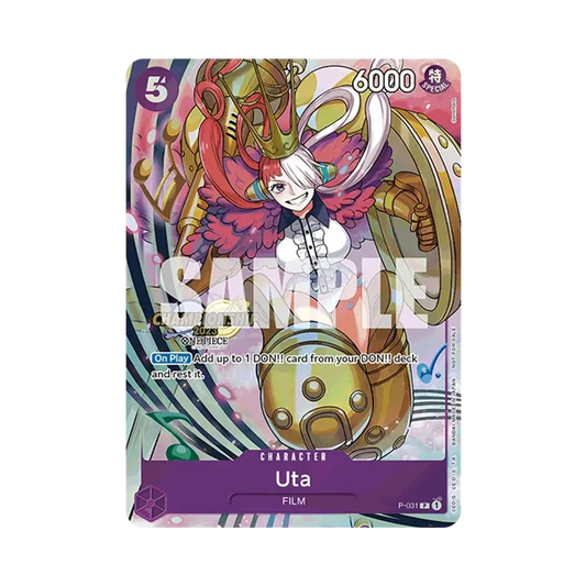 【PSA10】 Uta P [P-031][Englische Version](Promo-Karte Championship 2023 Japanische Version)
