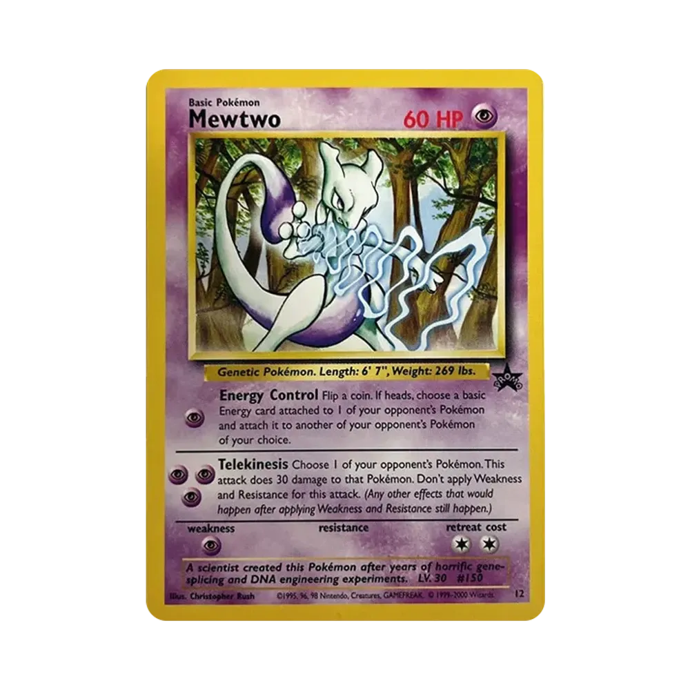 【PSA10】 Mewtwo P : Alte Rückseite [PMCG-P](Promokarte "Stempelrallye 2000 Errungenschaft-Gedenk-Pokemon-Karte US-Version Offizielle Promo SilverCourse")