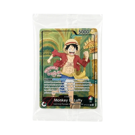【PSA10】 Monkey.D.Luffy L [OP13-001][Versione francese](Carta promozionale "ONE PIECE x GuReAn