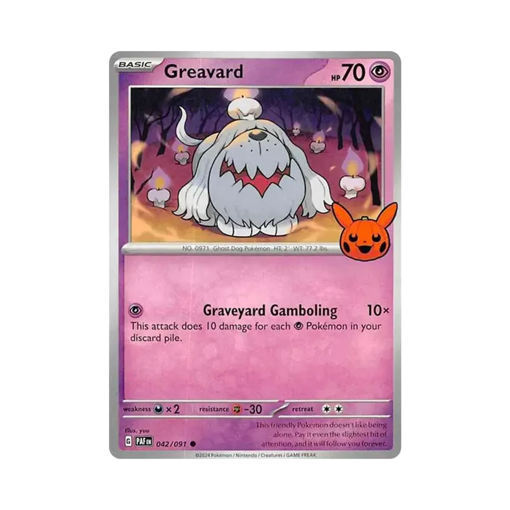 【Raw】 Greavard C [PAF EN 042/091][Versione inglese](Scarlatto e Violetto"Trick or Trade 2024