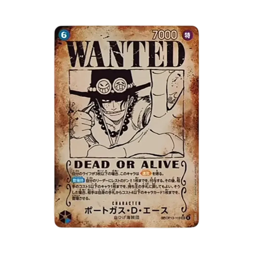【Raw】 Portgas.D.Ace SEC0SPC [OP13-119](Booster Pack OP013 "CARRYING ON HIS WILL