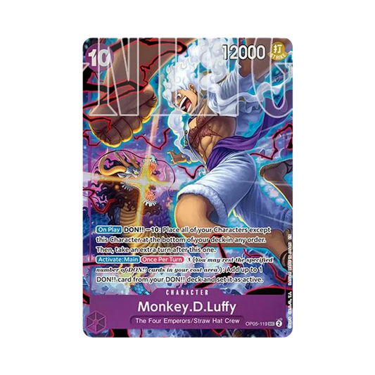 【Raw】 Monkey.D.Luffy SEC [OP05-119][Versione inglese](Set anniversario"Set per il 2° anniversario inglese Versione inglese