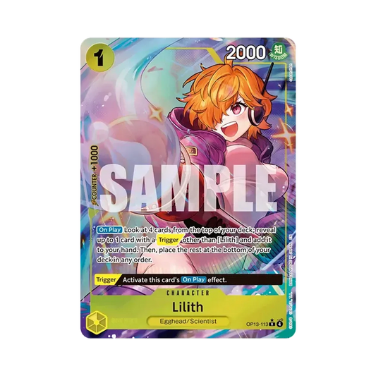【Roh】 Lilith R0P [OP13-113][Englische Version](Boosterpack OP013 "CARRYING ON HIS WILL