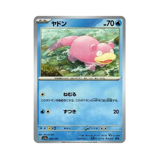 【Roh】 Schiggy [SV4a 036/190](High Class Pack"Shiny Treasure ex