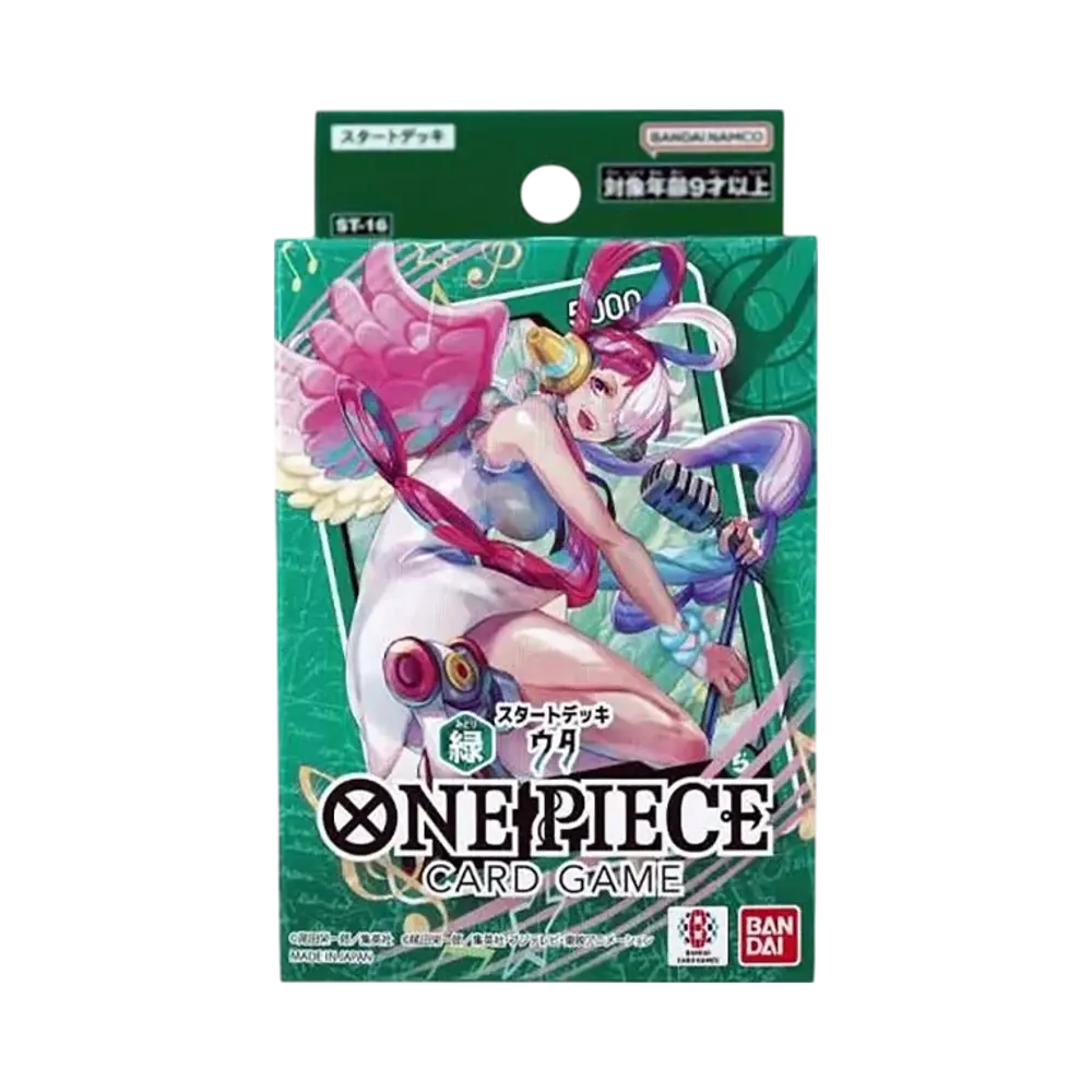 【ST-16】 ONE PIECE Card Game Deck Iniziale Uta Verde