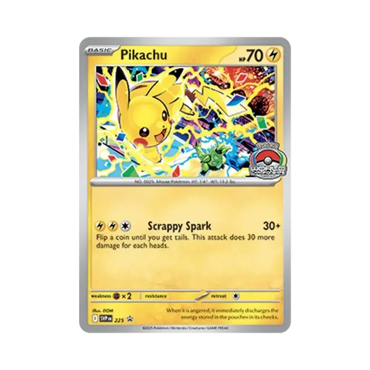 【PSA10】 Pikachu P [SVP EN 225][Englische Version](Promokarte "2025 Weltmeisterschaften Lokale Ligateilnahme-Verteilung")