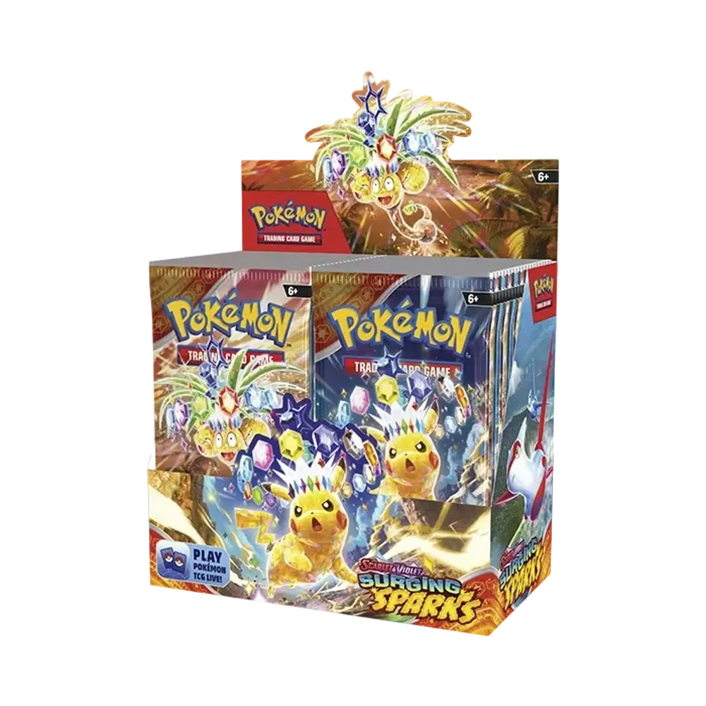 【For pricing, please contact us via Instagram DM】 SSP Pokémon TCG (English Version)Scarlet & Violet Surging Sparks Booster Display Box