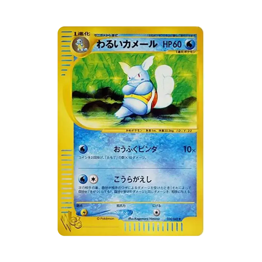 【PSA10】 DarkWartortle [web 024/048](Pokemon Cardweb)