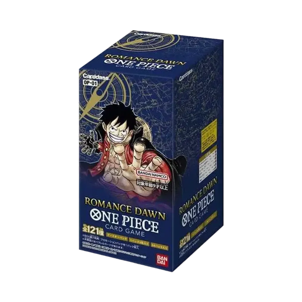 【For pricing, please contact us via Instagram DM】 OP-01 ONE PIECE Card Game Booster Pack Romance Dawn Box