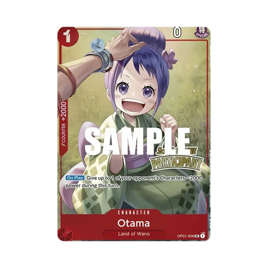 【PSA10】 Otama UC [OP01-006] Englische Version (Promokarte „Online Regional Participation Pack Vol.2)