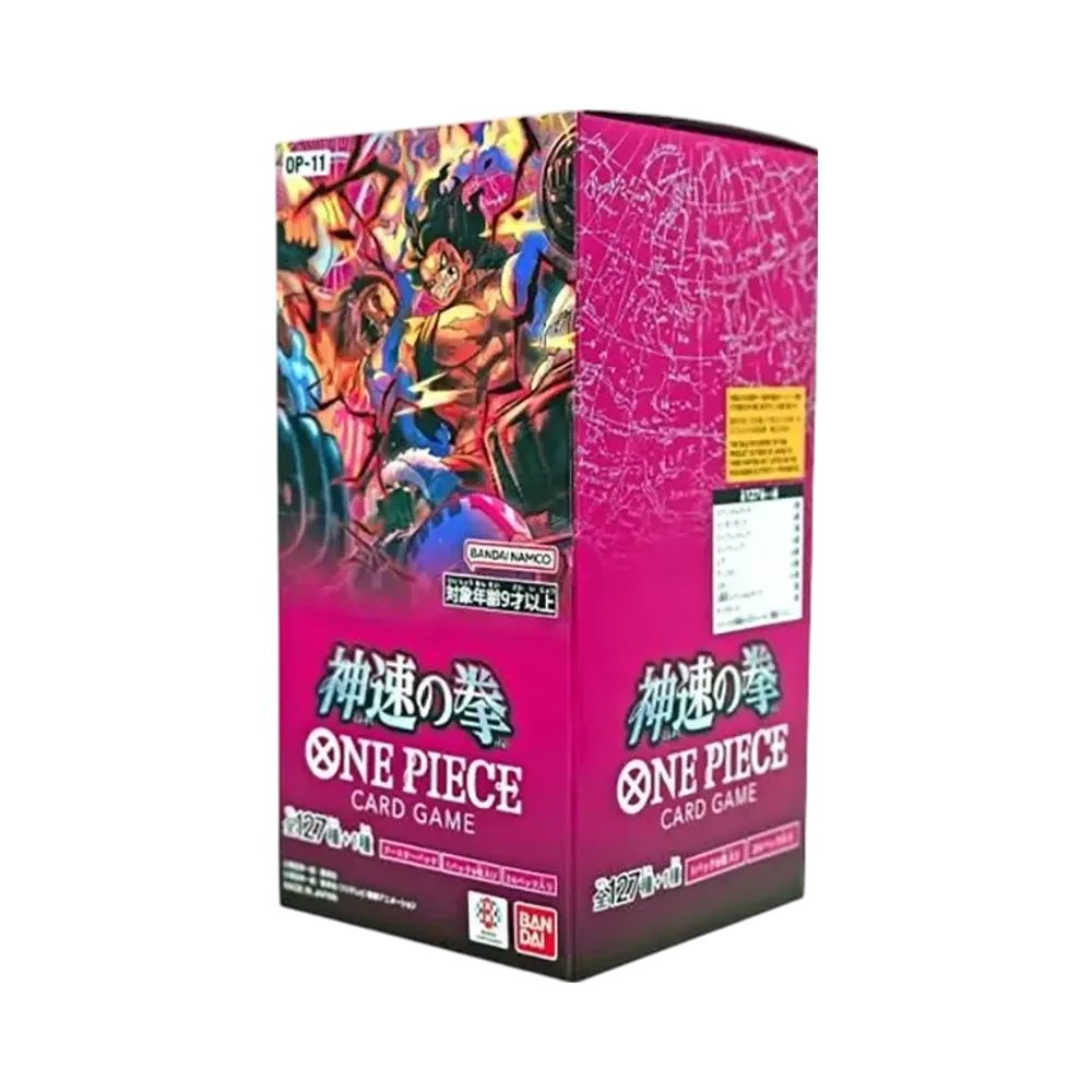 【For pricing, please contact us via Instagram DM】 OP-11 ONE PIECE Card Game Booster Pack"A Fist of Divine Speed"Box
