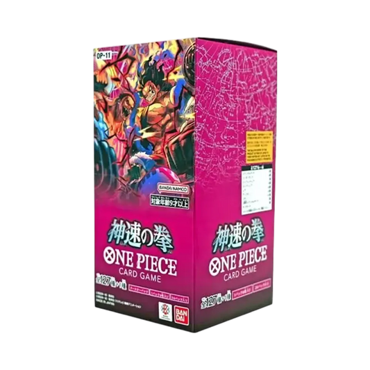 【OP-11】 ONE PIECE Card Game Boosterpack A – Fist of Divine Speed Box