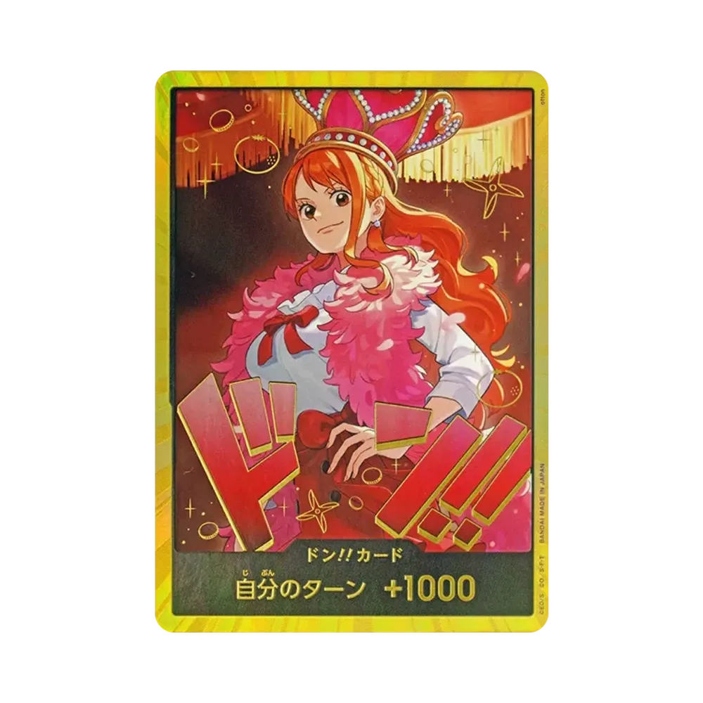 【Raw】 Carta DON!! : Nami Super Parallela (Booster Extra "ONE PIECE HEROINES EDITION