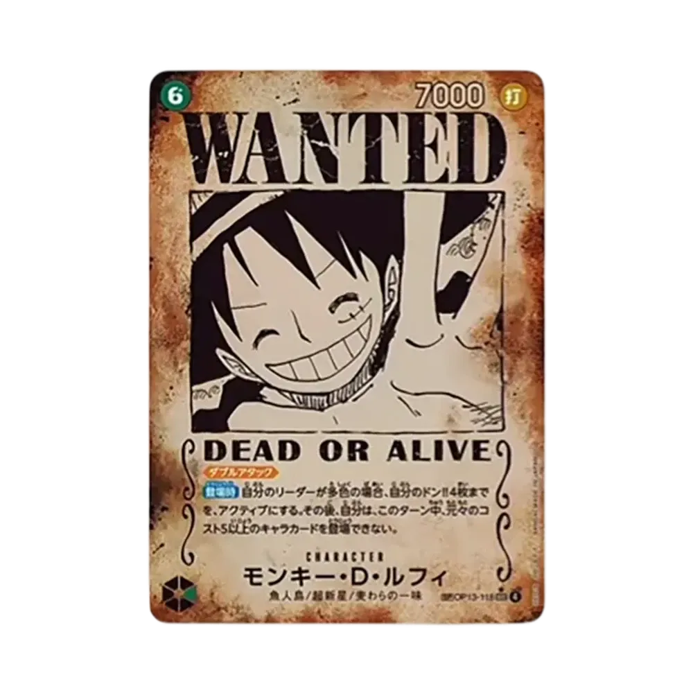 【Raw】 Monkey.D.Luffy SEC0SPC [OP13-118](Booster Pack OP013 "CARRYING ON HIS WILL
