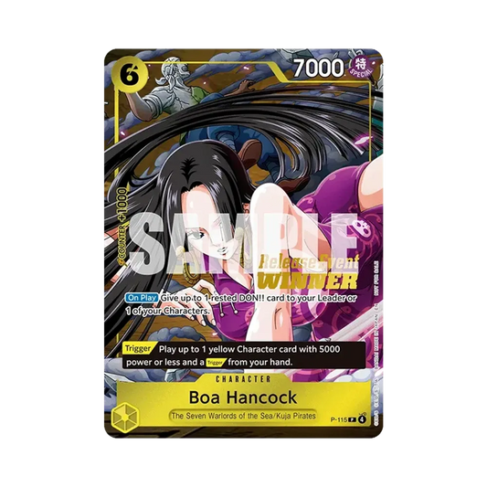 【Raw】 Boa Hancock P :Premio Vincitore [P-115][Versione Inglese](Carta Promozionale"Evento di rilascio OP150EB04