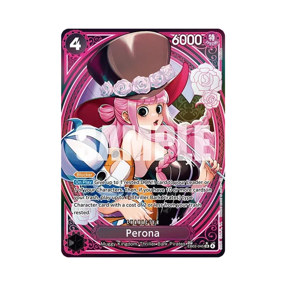 【PSA10】 Perona SR0SPC [EB03-045] (Extra Booster "ONE PIECE HEROINES EDITION