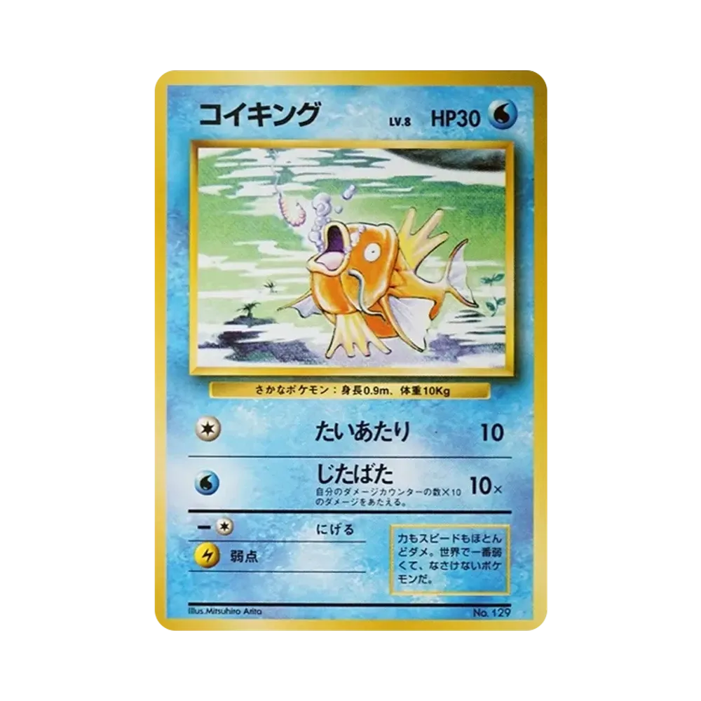 【PSA10】 Karpador : Alte Rückseite [PMCG1-1](Erweiterungspaket"Pokémon Card Game"1. Edition)