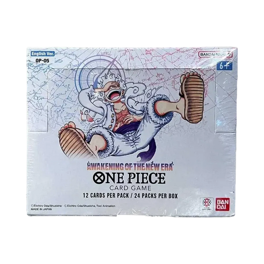 【OP-05】 ONE PIECE Card Game Boosterpack „Awakening of the New Era“ – englische Version – Box