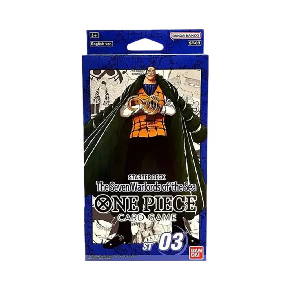 【For pricing, please contact us via Instagram DM】 ST-03 ONE PIECE Card Game Starter Deck"Seven Warlords of the Sea" English Version
