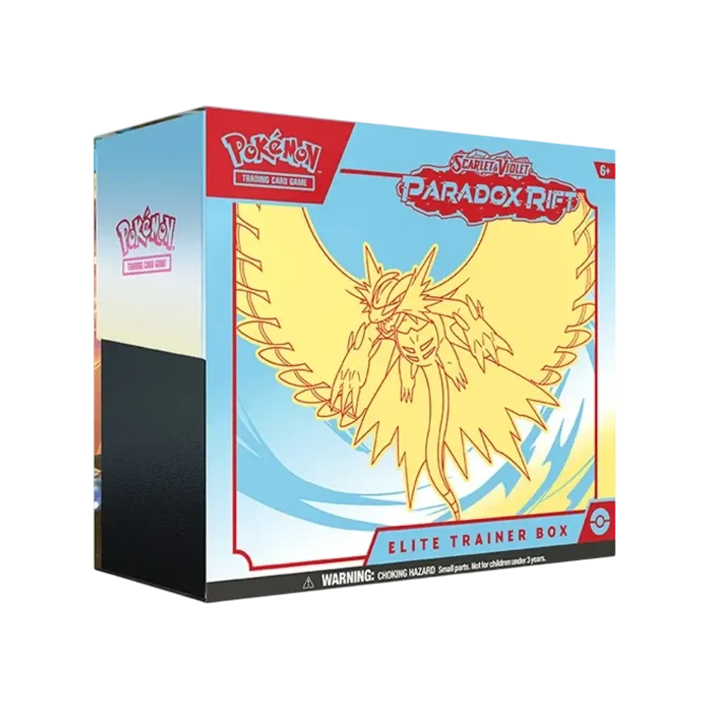 【For pricing, please contact us via Instagram DM】 PAR Pokémon TCG (English Version)Scarlet & Violet Paradox Rift Elite Trainer Box (Roaring Moon)