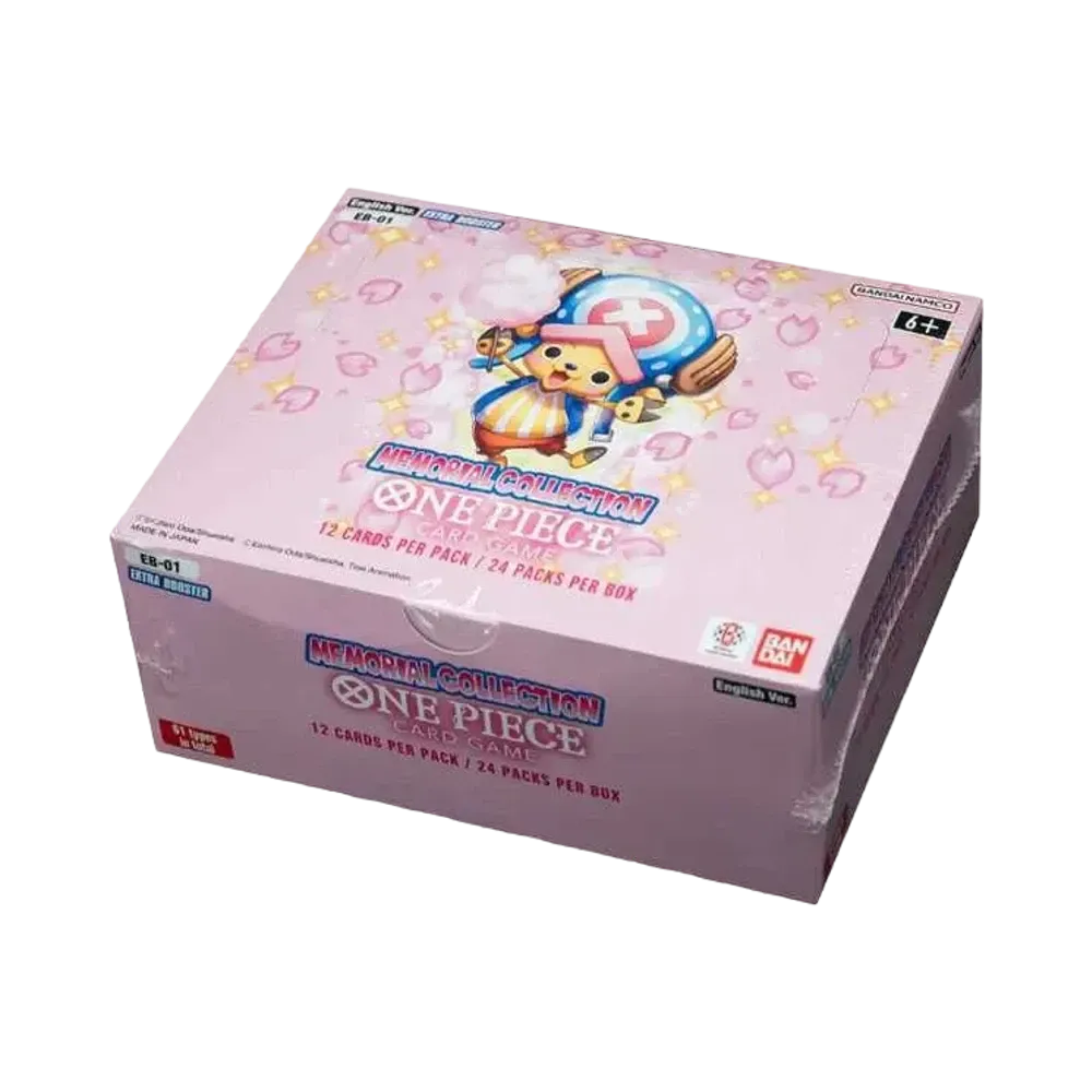 【For pricing, please contact us via Instagram DM】 EB-01 ONE PIECE Card Game Extra Booster Memorial Collection English Version Box
