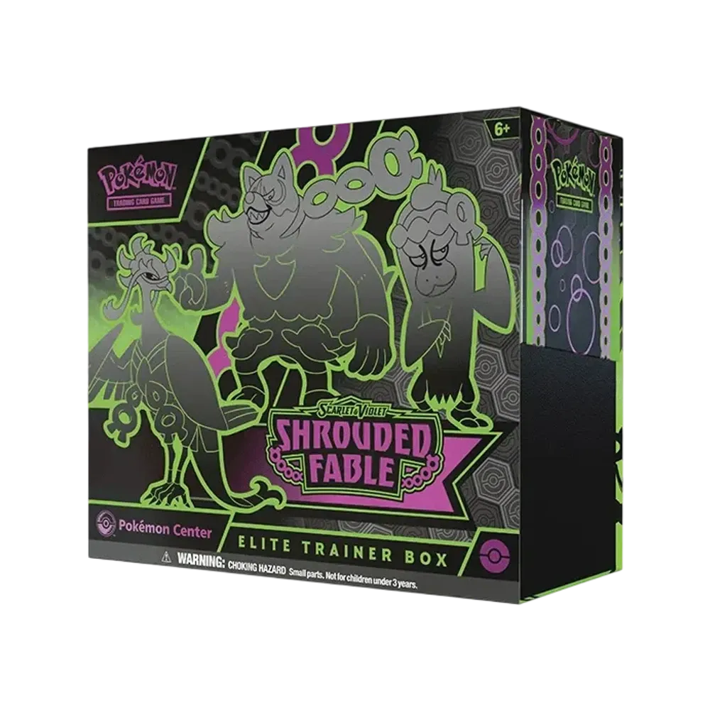 【For pricing, please contact us via Instagram DM】 SFA Pokémon TCG (English Version)Scarlet & Violet Shrouded Fable Pokémon Center Elite Trainer Box