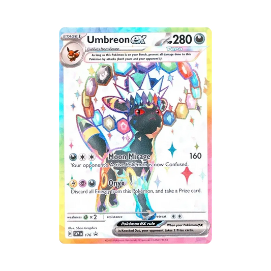 【PSA10】 Umbreon ex Promo [SVP EN 176][Englische Version](Karmesin & Purpur "Prismatic Evolutions Premium-Figurenkollektion")