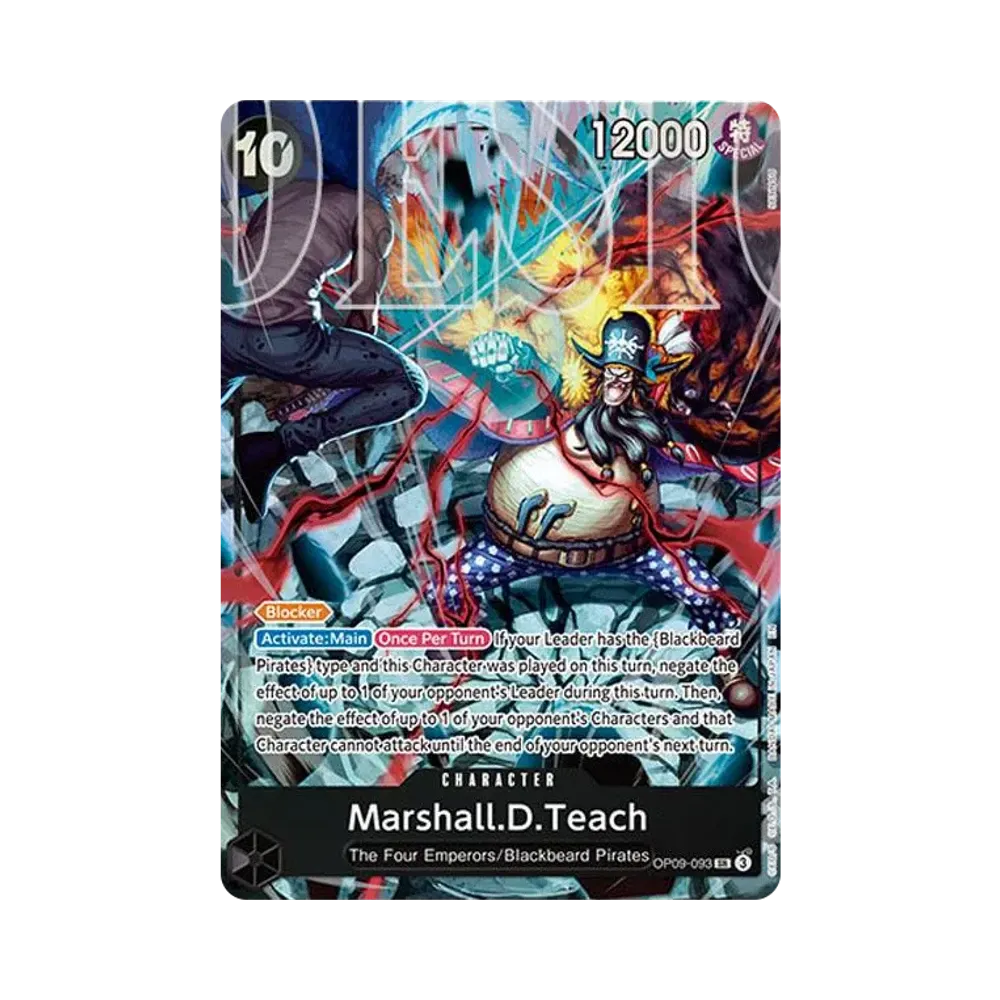 【Roh】 Marshall.D.Teach SR [OP09-093][Englische Version](Jahrestag-Set"Englisch 2. Jahrestag-Set Englische Version