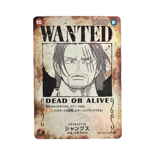 【Raw】 Shanks: Volantino ricercato SR0SPC [OP09-004](Booster Pack OP009 "EMPERORS IN THE NEW WORLD