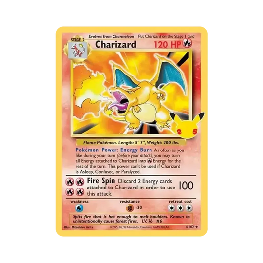 【PSA10】 Glurak [4/102][Englische Version](Schwert & Schild "Celebrations")