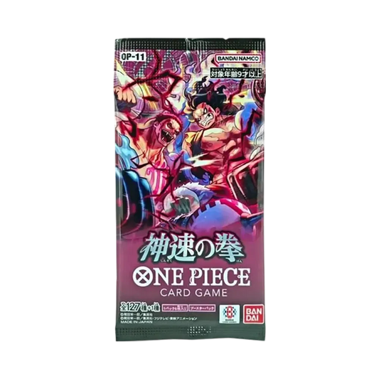 【OP-11】 ONE PIECE Card Game Boosterpack A – Fist of Divine Speed Pack