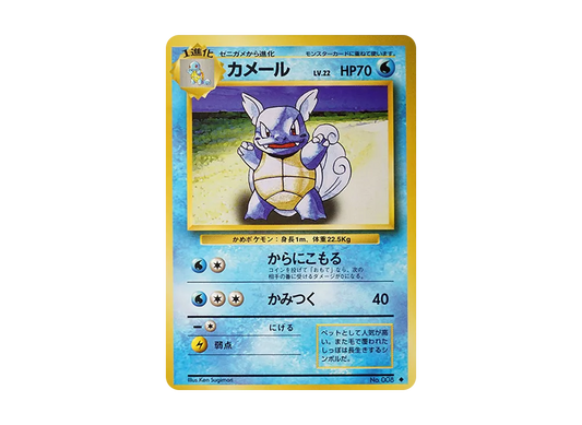 【PSA10】 Wartortle Uncommon: Old Back [PMCG1-2] (Expansion Pack "Pokemon Card Game "Reprint)