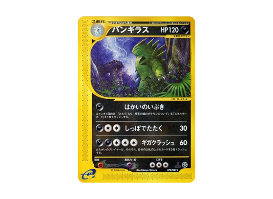 【PSA10】 Tyranitar Rare:1ED [e3 070/087] (Expansion PackVol. 3 "Wind from the Sea")