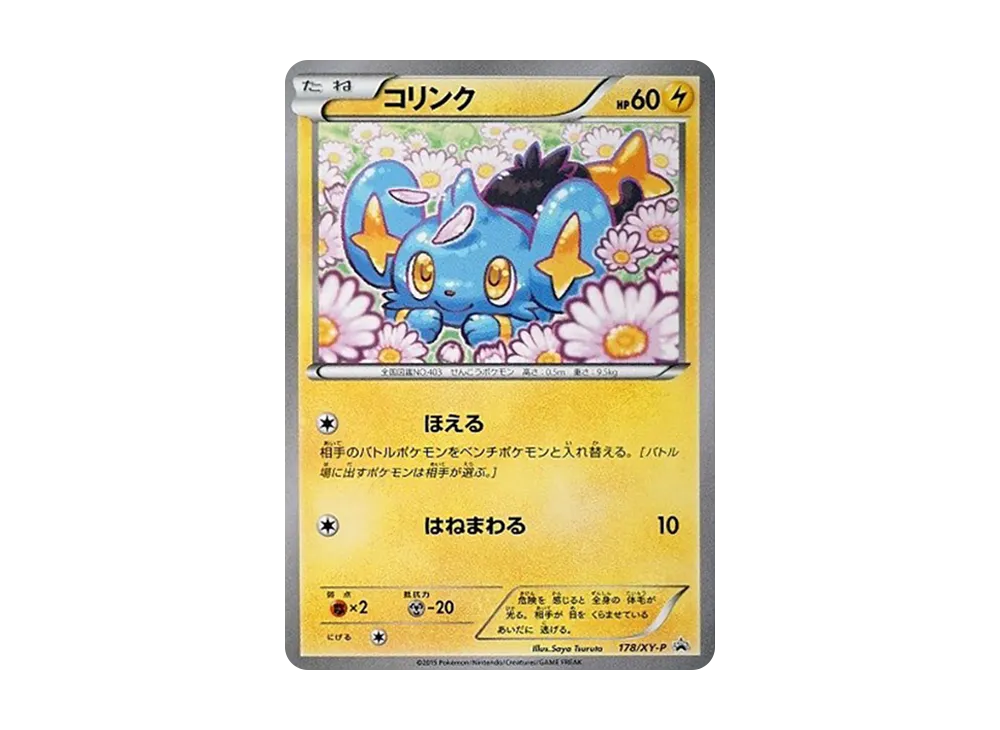 【Raw】 Shinx P [XY-P 178](Double Mega BREAK Set"Mega AerodactylEX+Mega MawileEX+LuxrayBREAK